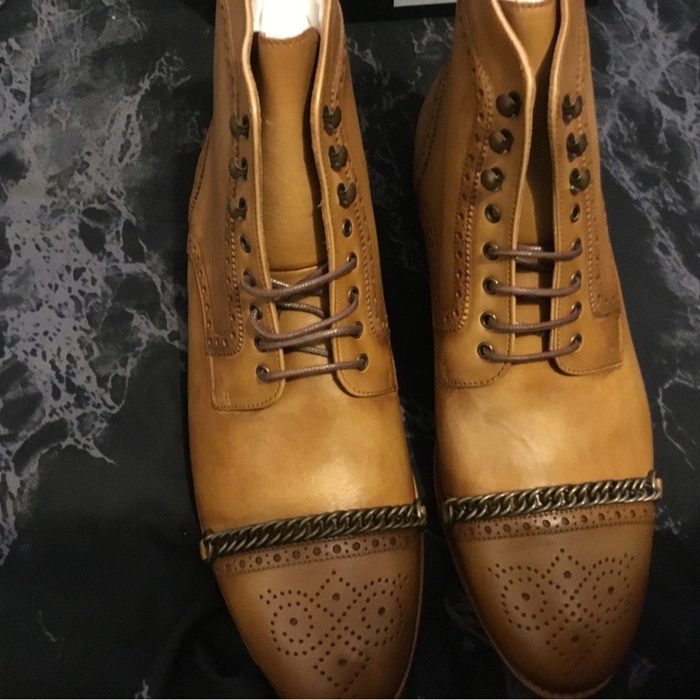Taft Mens The Grail boot in Honey. - Picture 7 of 10